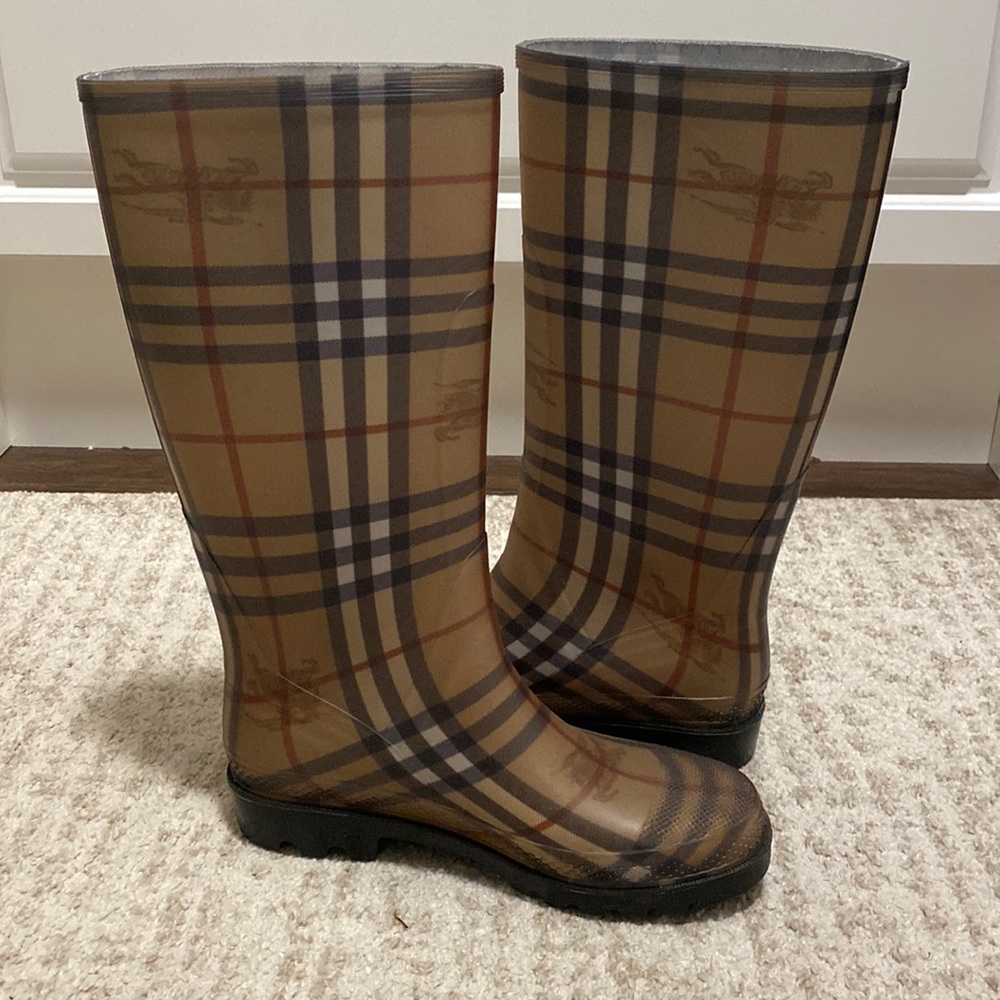 Burberry Check Rainboots
